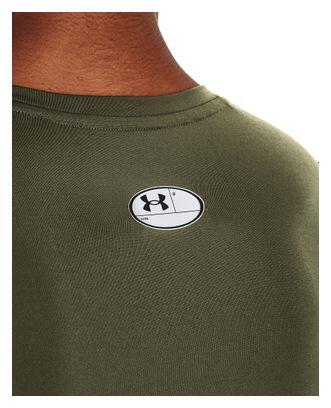 Under Armour HeatGear Top a compressione Khaki Uomo 3/7