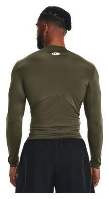 Under Armour HeatGear Top a compressione Khaki Uomo 2/7