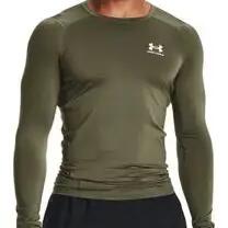 Under Armour HeatGear Compression Top Khaki Men