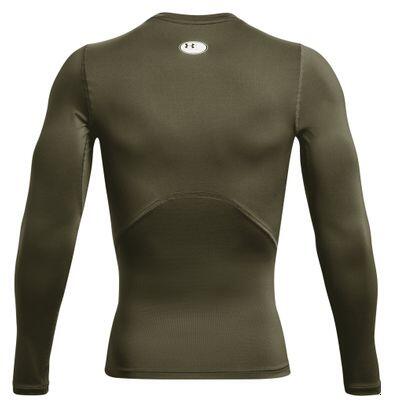 Under Armour HeatGear Top a compressione Khaki Uomo 6/7