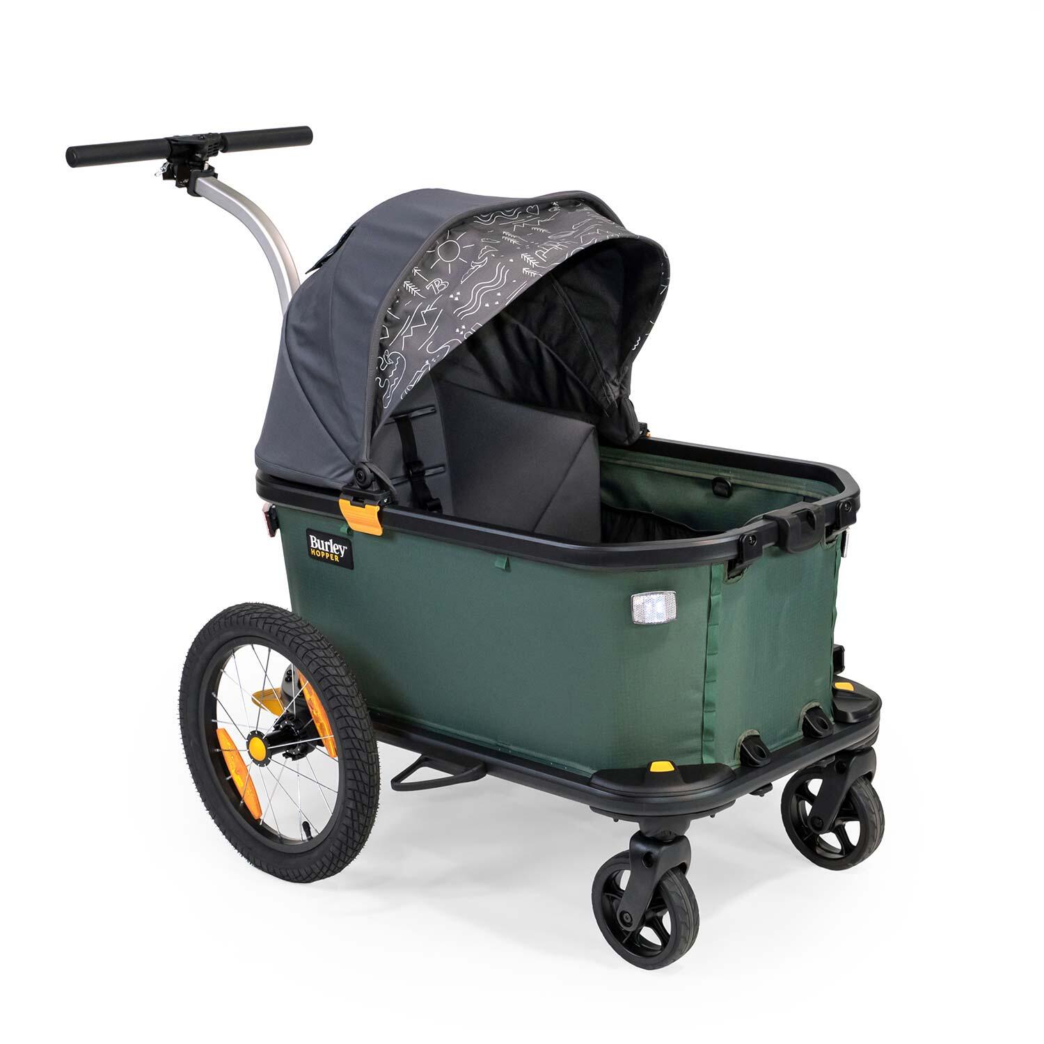 Burley Hopper Seat Insert & Sunshade Kit - Converts Hopper to Stroller 4/7