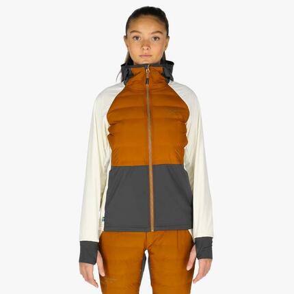 Dames cross-country ski jas waterdicht ademend Nordic Hybrid Hooded W