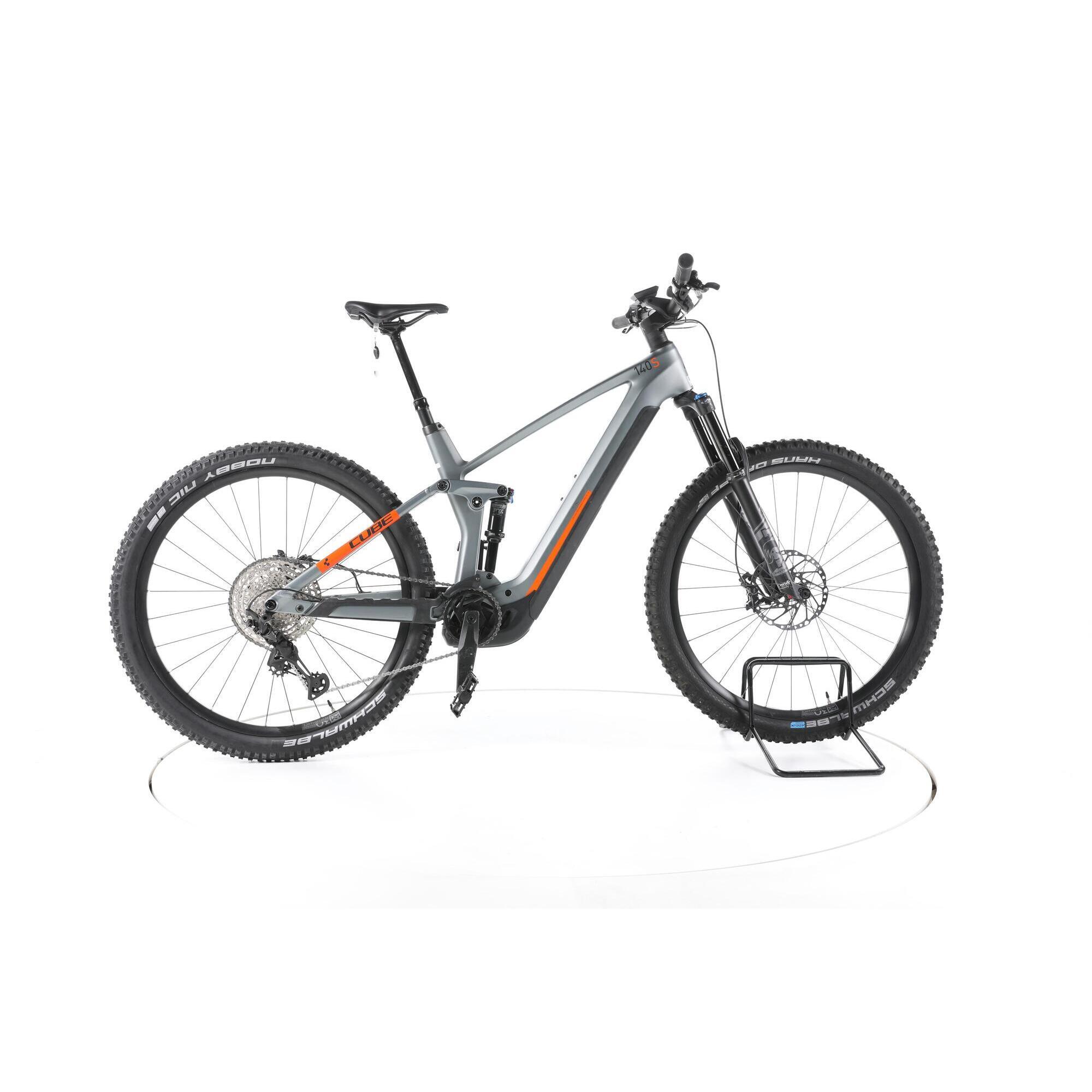 Cube - Reconditionné - Cube Stereo Hybrid 140 Hpc Sl Vélo Électrique Vtt Carbon - Bon - Vélo Tout Terrain - Gris - Grand - Decathlon