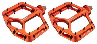 Atlas orange race face flat pedals