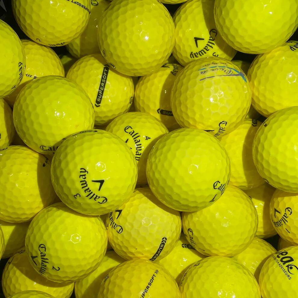 24 Pelotas de Golf Callaway Supersoft Amarillas Usadas – Lakeballs 2/2