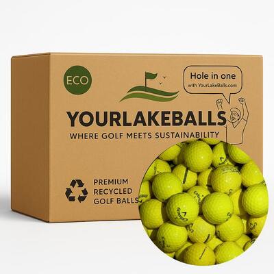 24 gebruikte callaway supersoft gele golfballen – lakeballs