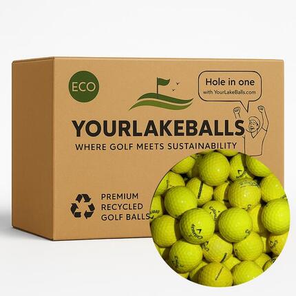 24 Balles de Golf Callaway Supersoft Jaunes d’Occasion – Lakeballs