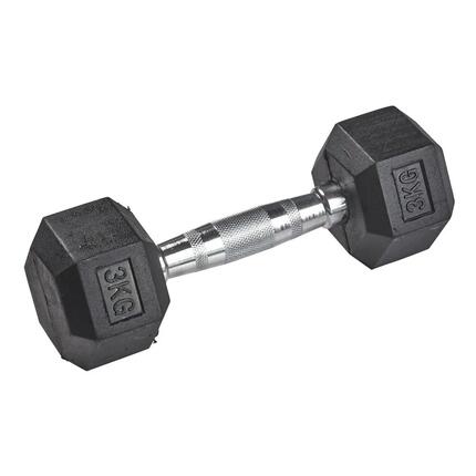 Haltère en caoutchouc HEX Tanga sports