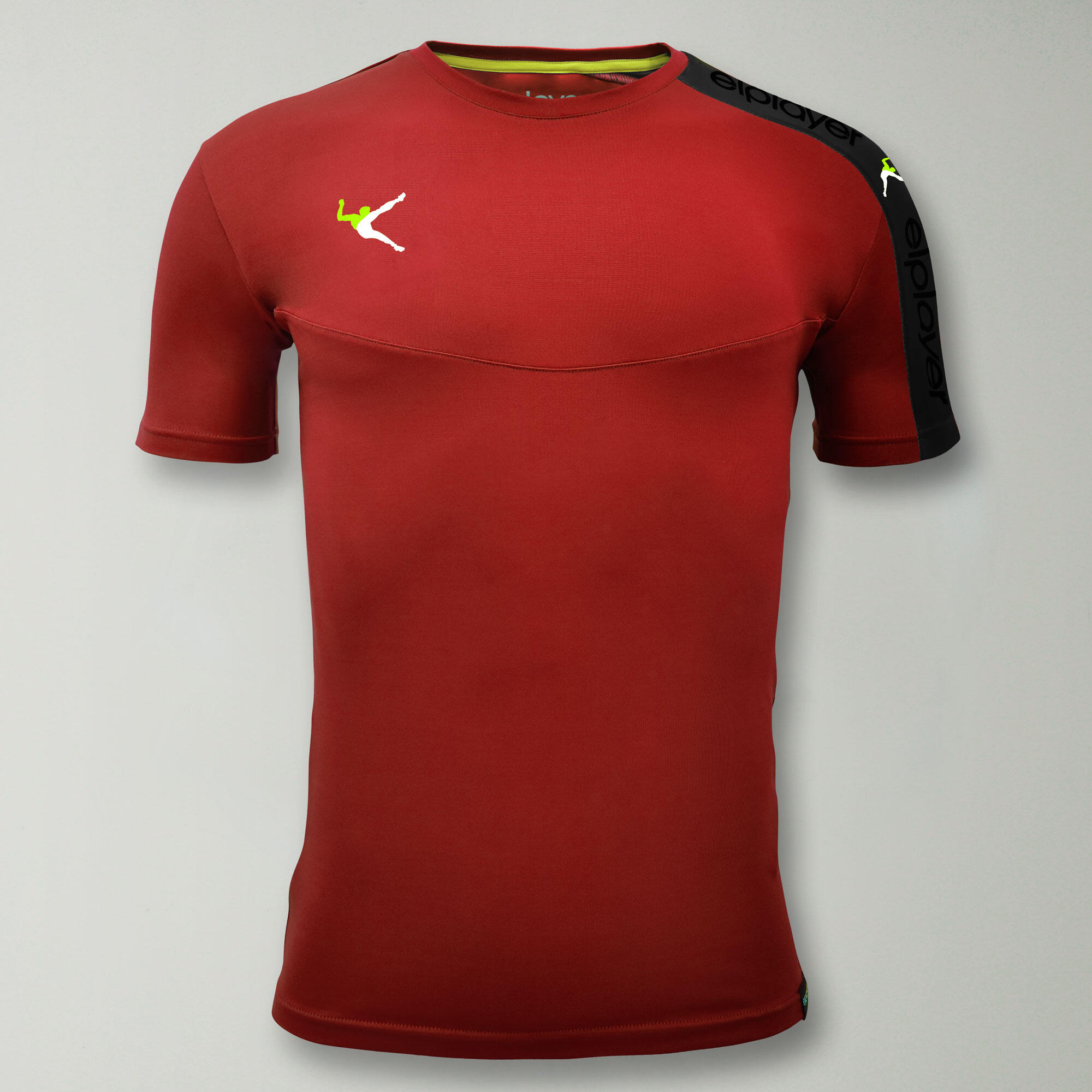 Eng anliegendes Trainingsshirt mit halben Ärmeln Fitplayer 2/3