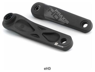 Paar praxis aluminium hd ecranks voor bosch en yamaha