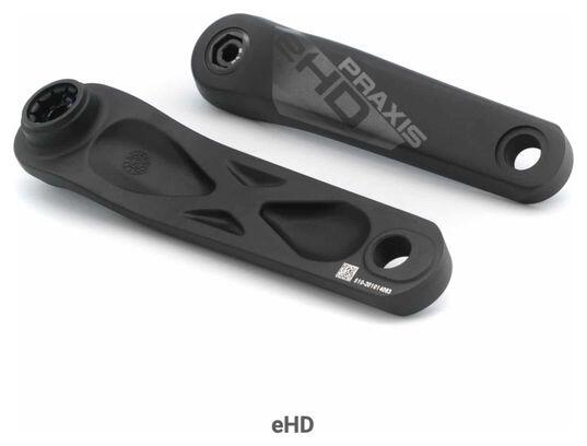 Coppia di pedivelle Praxis HD in alluminio per Bosch e Yamaha