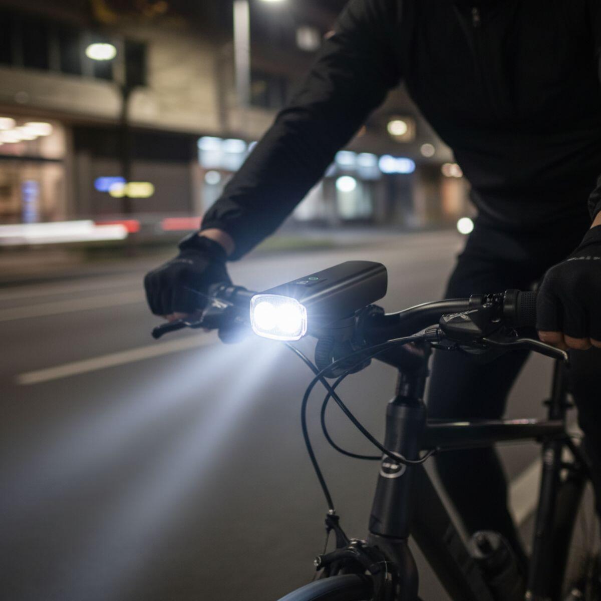 Led Beleuchtung vor dem Fahrrad 2000 Lumen Omada 4/4