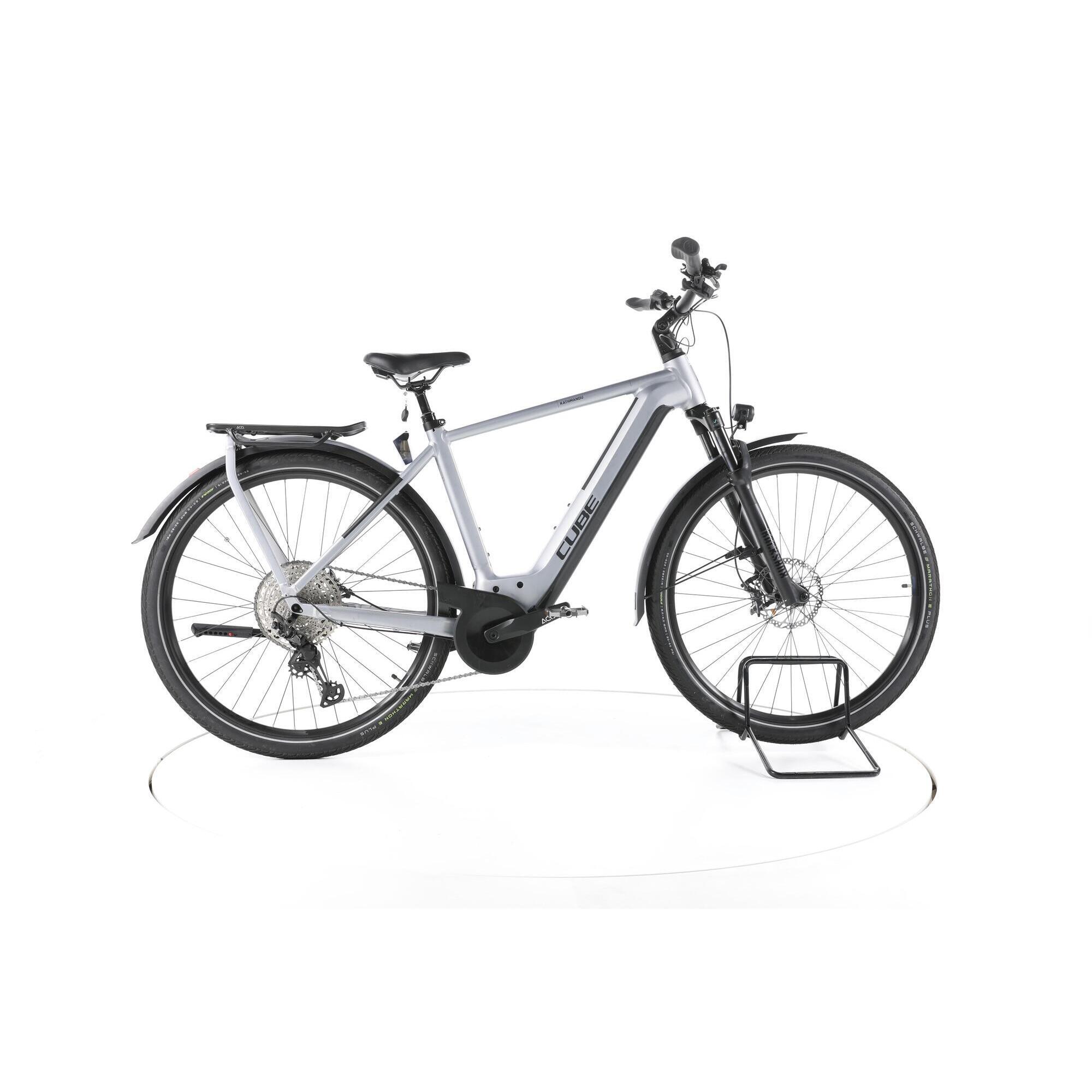 Cube - Reconditionné - Cube Kathmandu Hybrid Slx Trekking Vélo Électrique - Très Bon - Vélo Tout Chemin - Gris - 54 - Decathlon