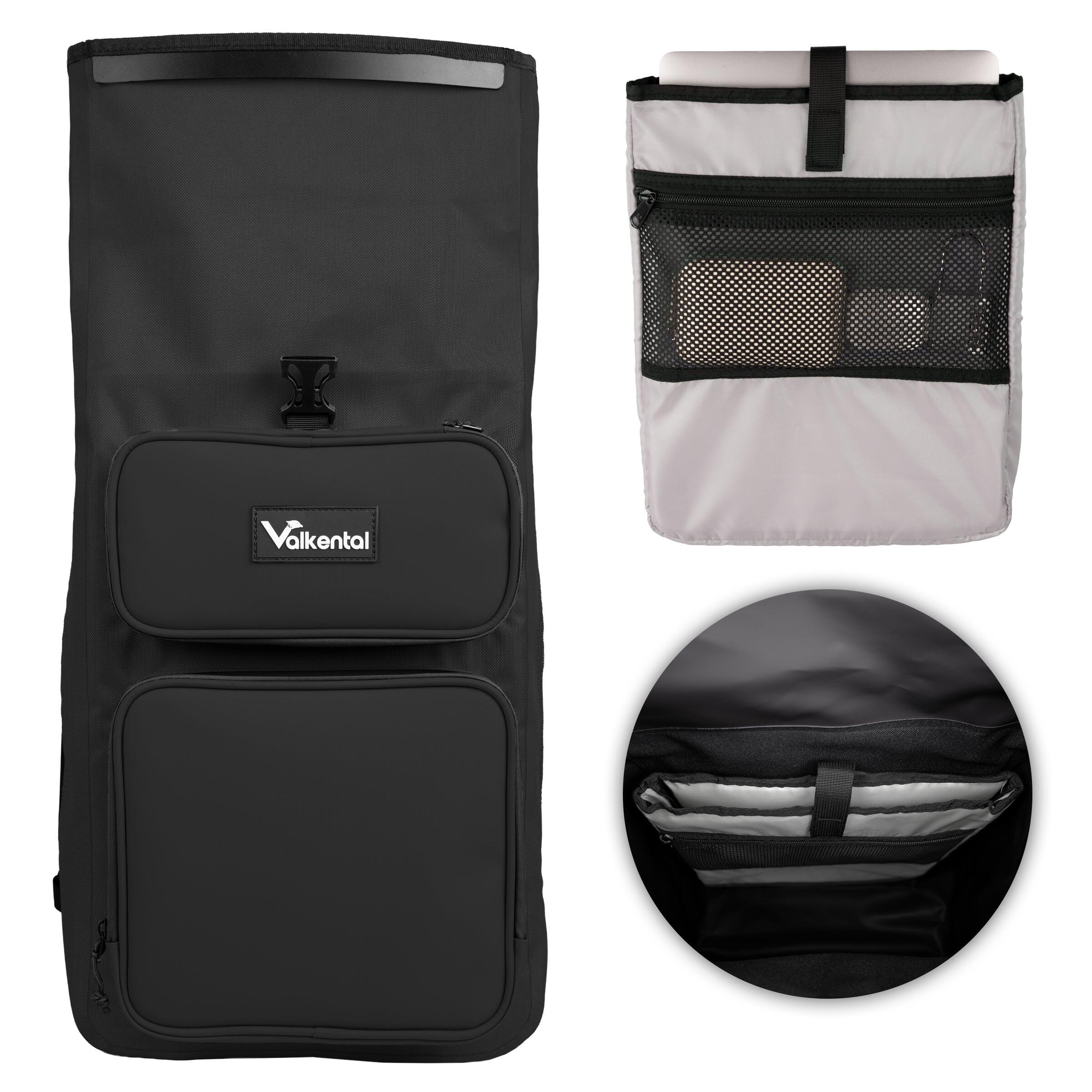 Sacoche vélo 2en1 porte-bagages sac à dos étanche 28 L - UrbanX 7/7