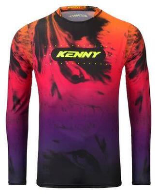 Kenny prolight lange mouwen shirt rood/middernachtpaars