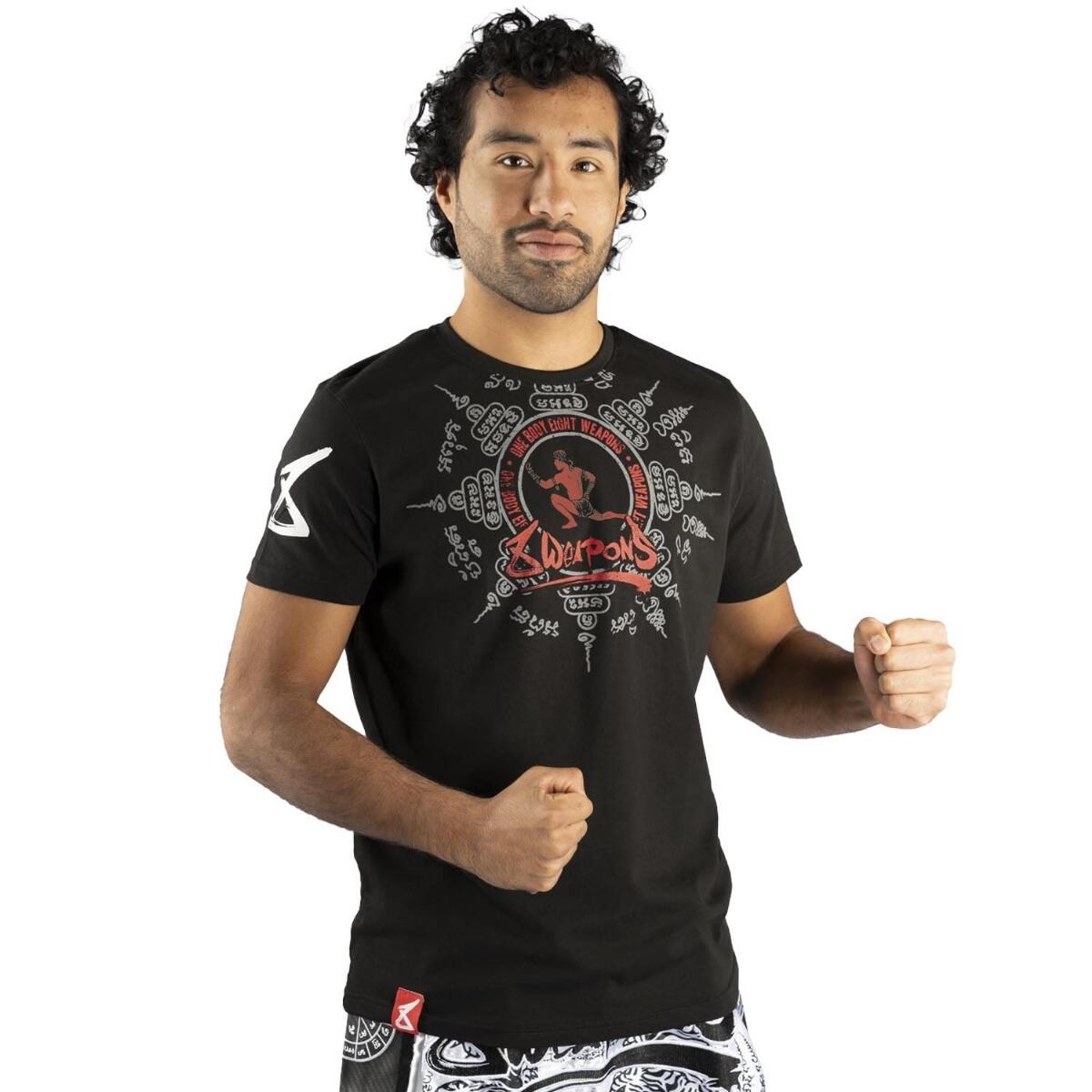T-Shirt 8 WEAPONS Eight Ways Yant schwarz S 3/9