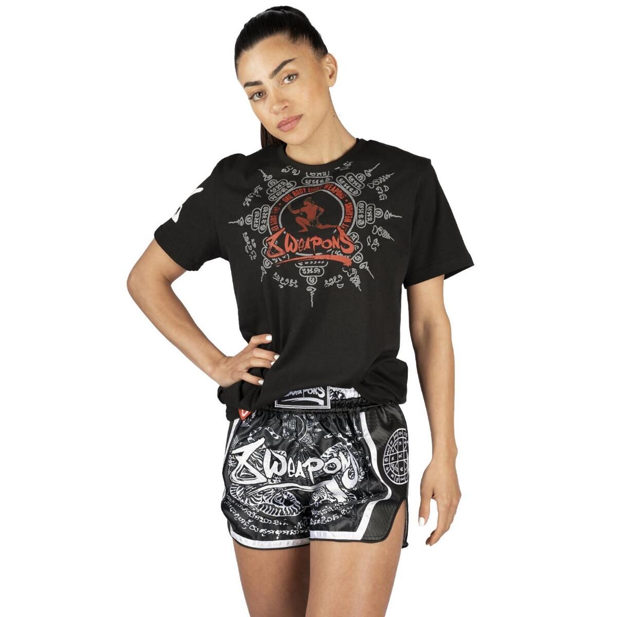 T-Shirt 8 WEAPONS Eight Ways Yant schwarz S 7/9
