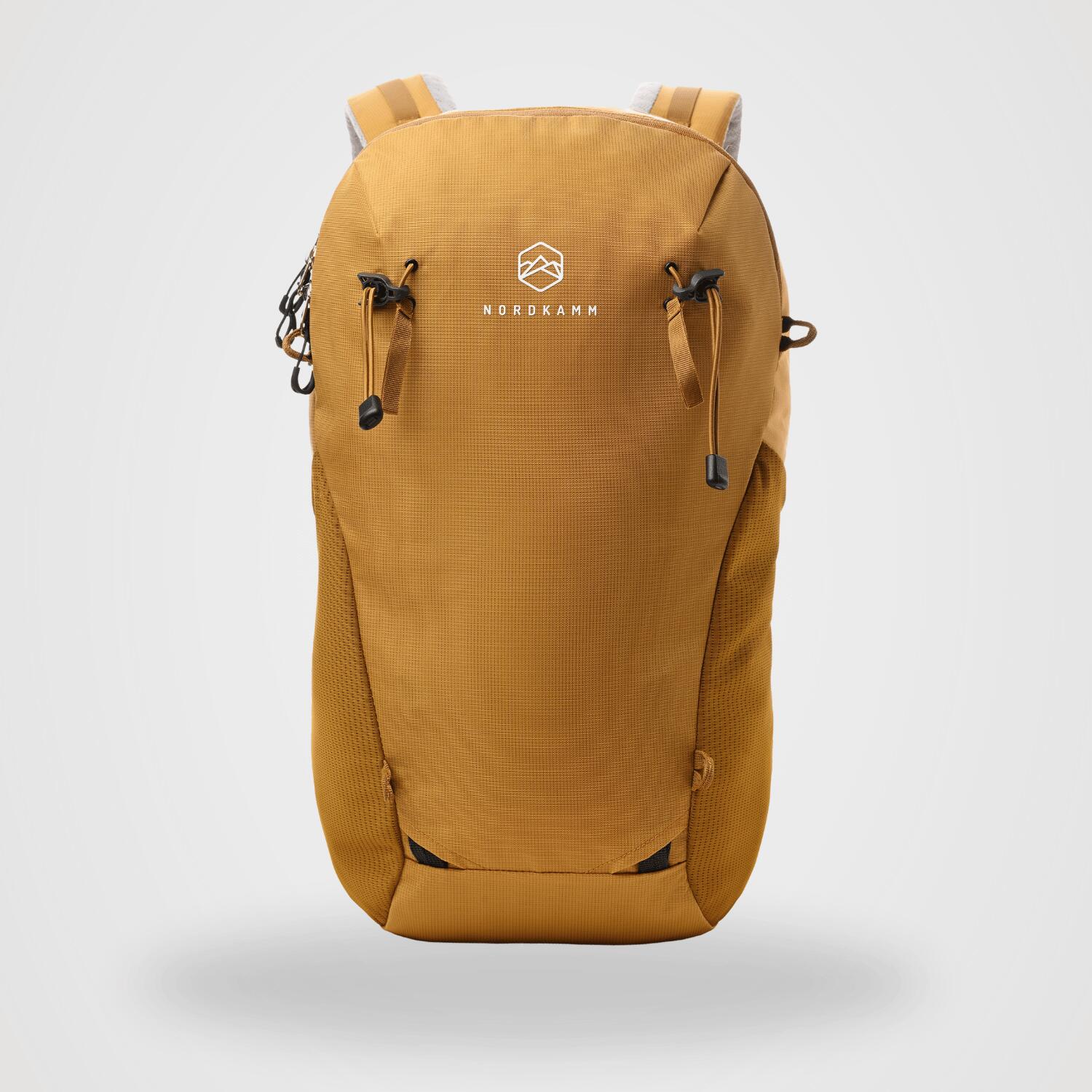 NORDKAMM Wandelrugzak 20 L dames heren daypack lichte dagrugzak 20 liter geel 2/7