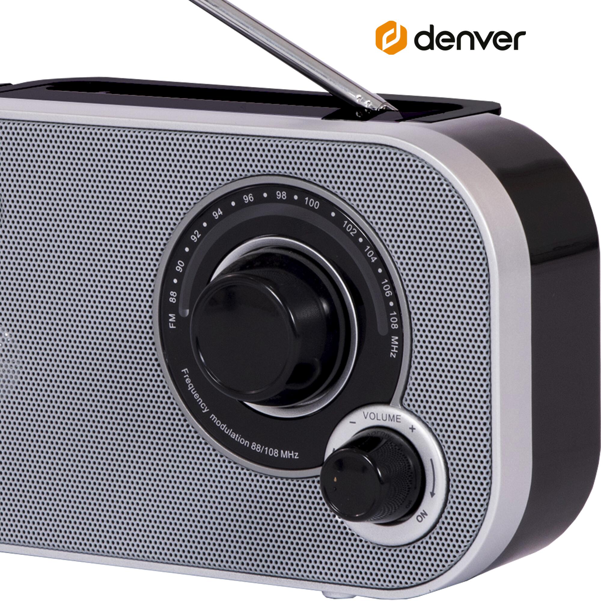 Denver TR51GR Radio FM Retro Radio d'urgence 2/7