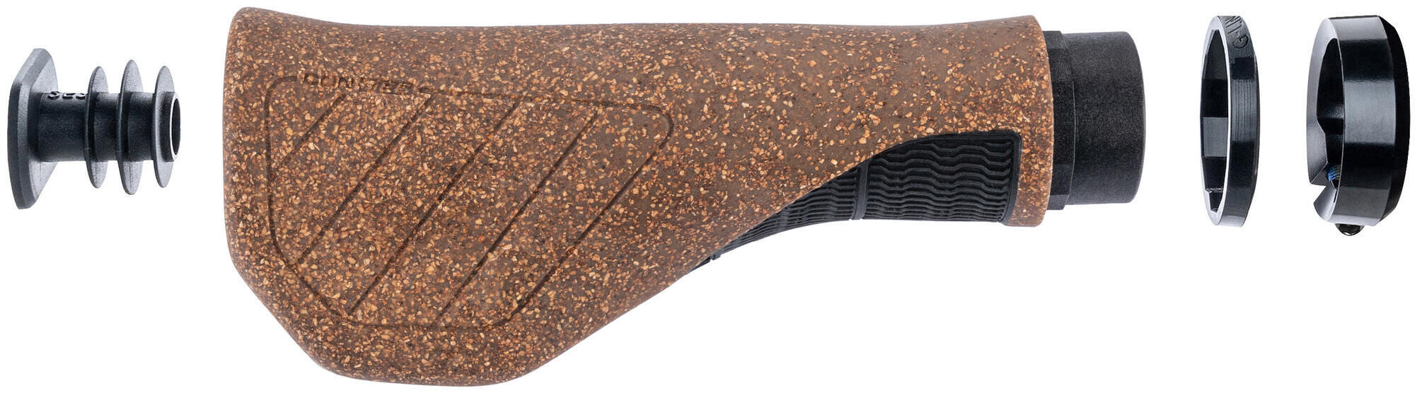 CON-TEC Poignées CONTEC Merge Trekking Ergo Cork, liège/noir, 96/140 mm.