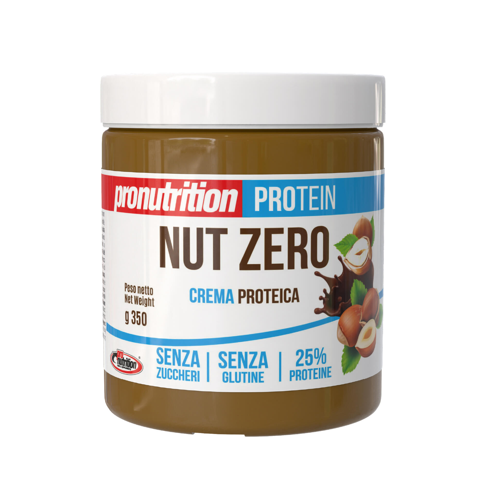 PRO NUTRITION PRO NUTRITION Crema Proteica Zero 350 g – Senza Zuccheri Aggiunti, 25% Proteine.