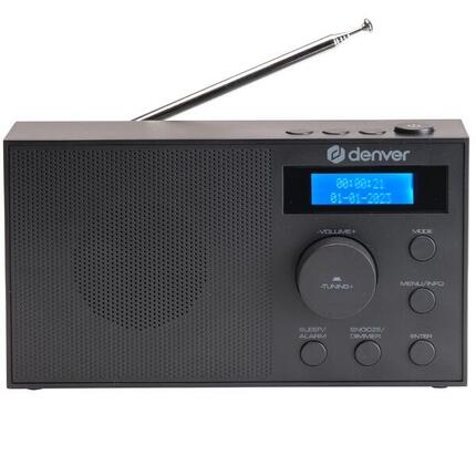Denver DAB51B Radio DAB – Radio portable avec batterie rechargeable