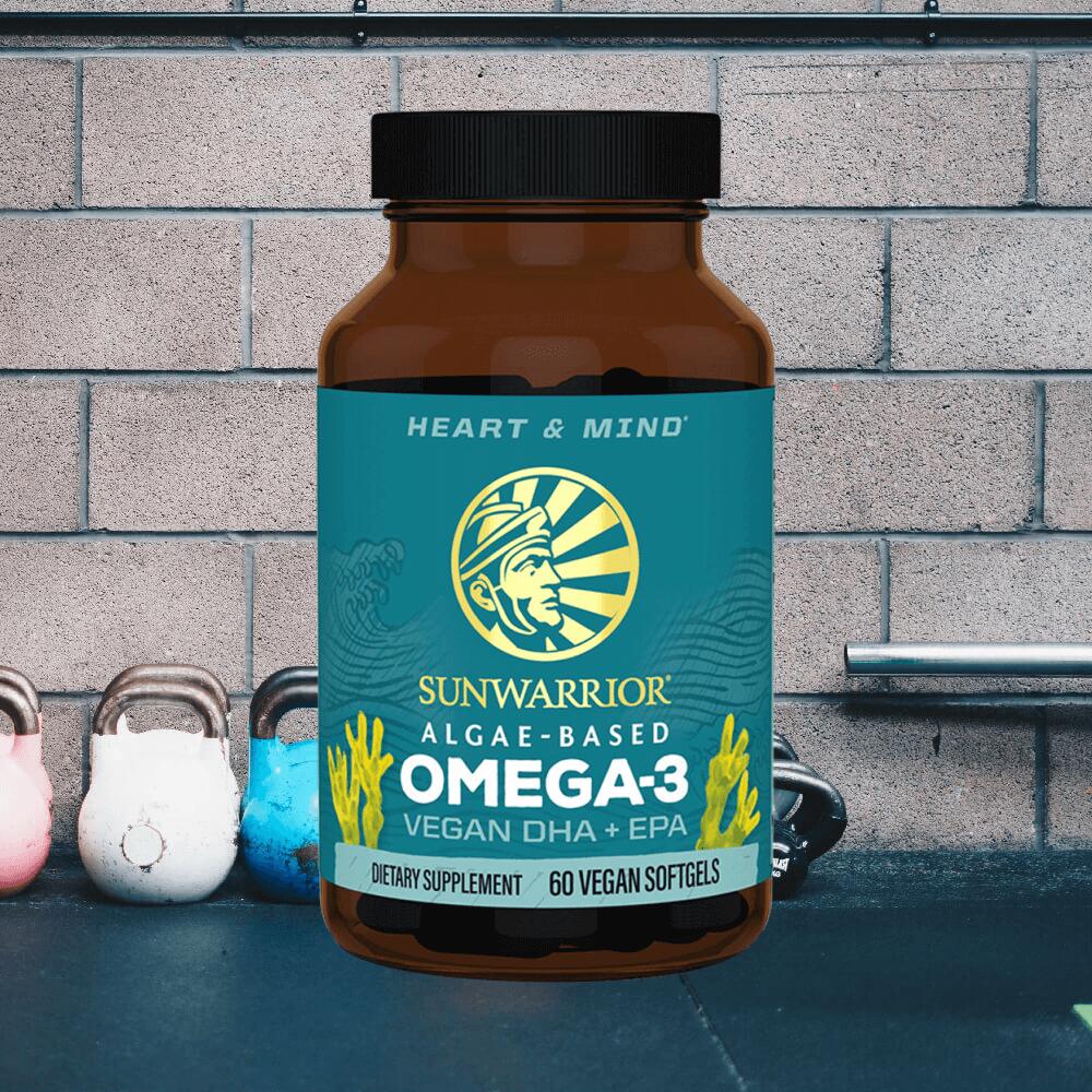 Sunwarrior Omega 3 Vegan DHA + EPA (60 Softgels) Unflavoured 2/3