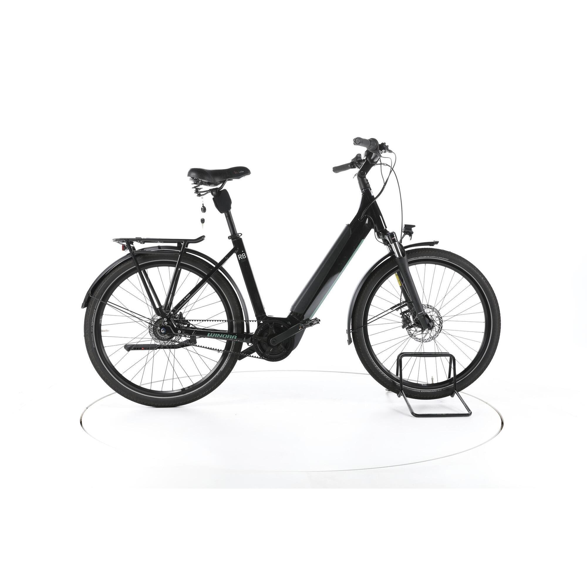 Winora - Reconditionné - Winora Sinus R8f City Vélo Électrique Entrée Basse - Bon - Vélo Ville - Noir - 50 - Decathlon