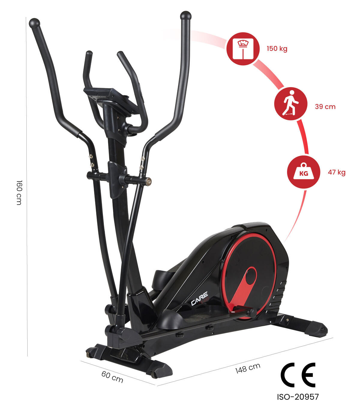 Vélo elliptique connecté - CE-695 2/6