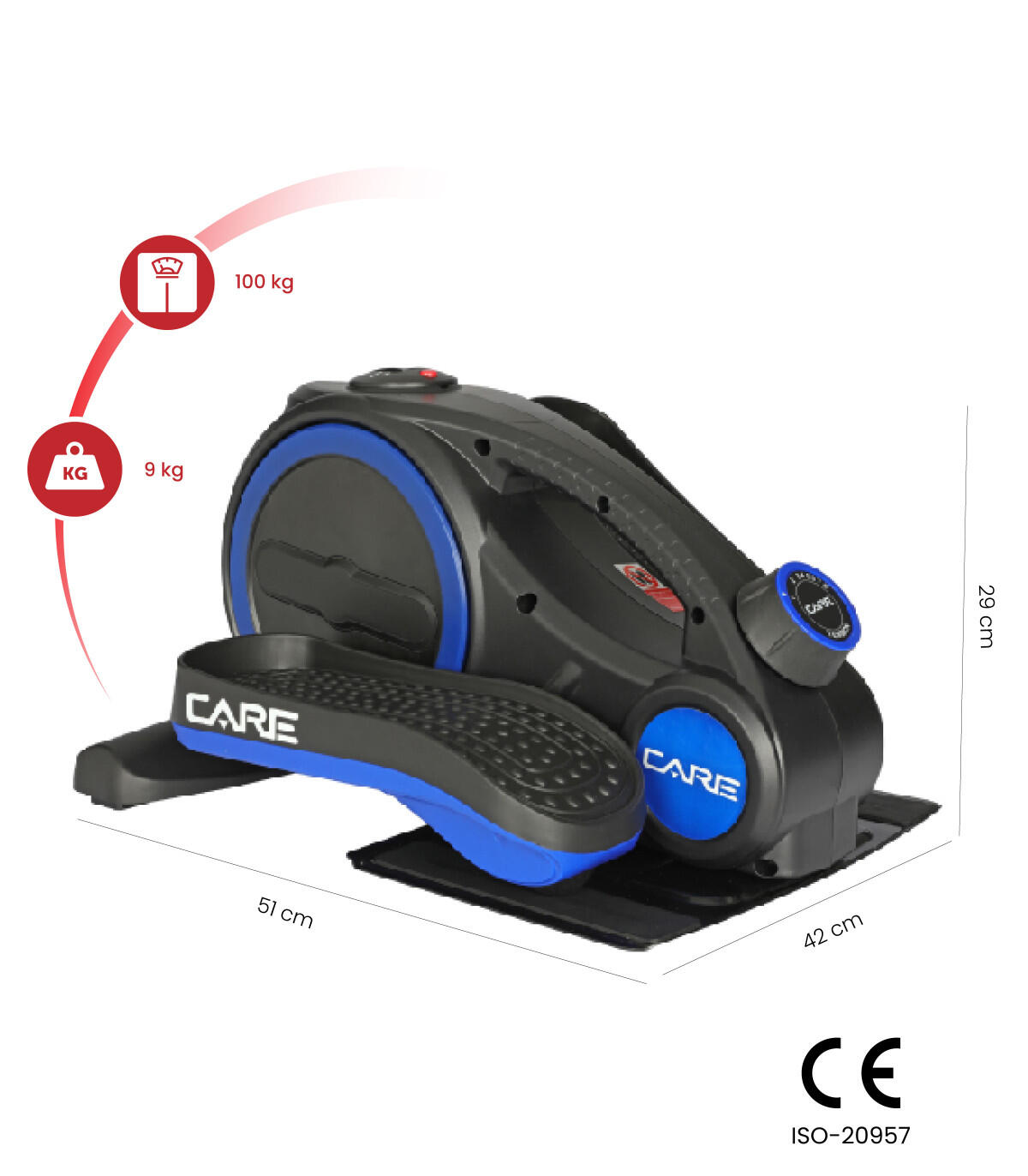 Mini elliptique ELLIPTER - CARE - Manuel et magnétique 2/7