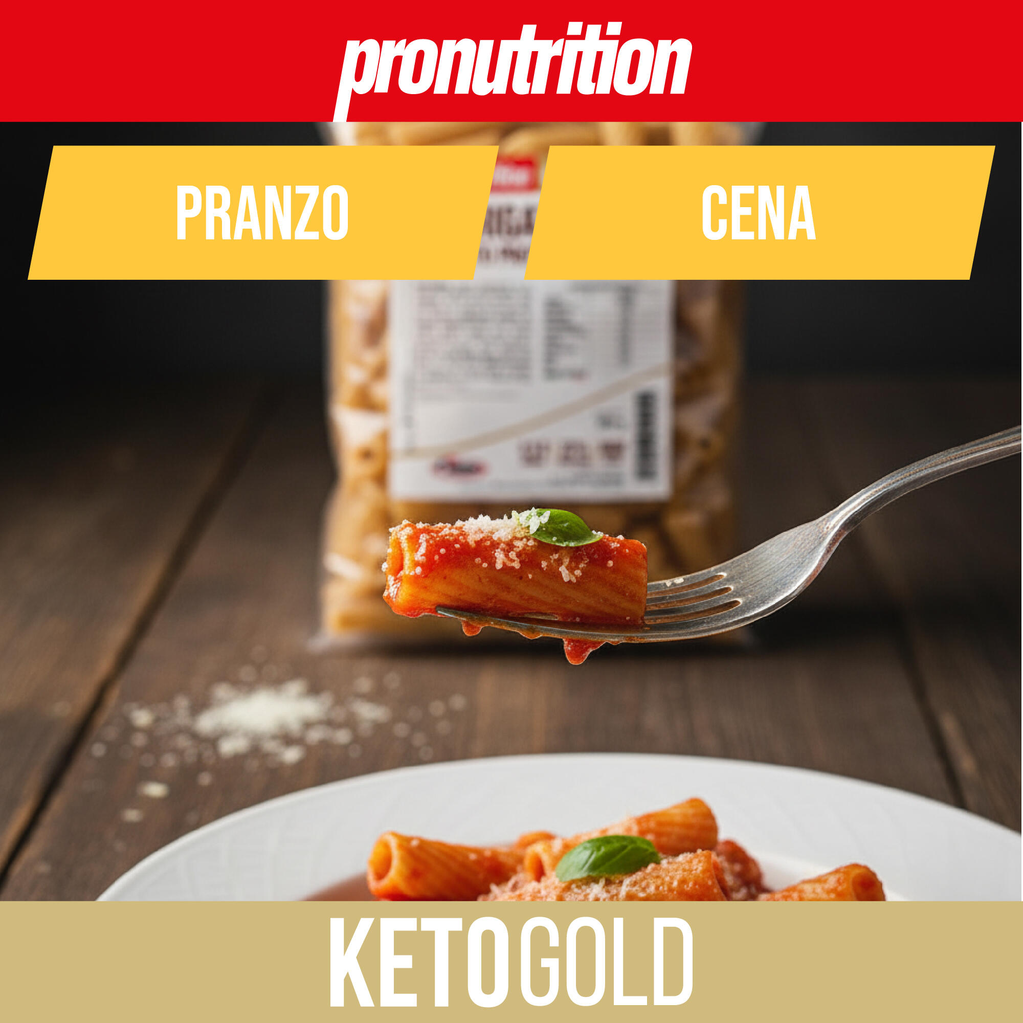 PRO NUTRITION Rigatoni Keto Proteici 3x250 g (750 g) - Low Carb. 3/7