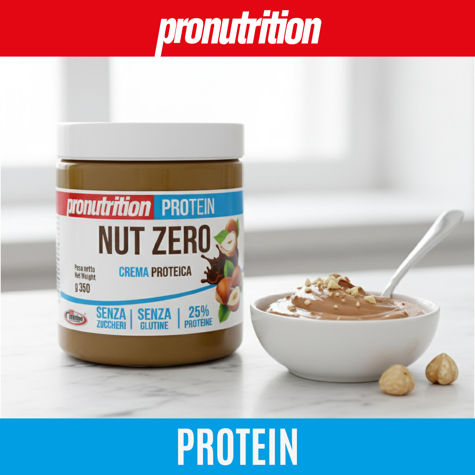 Pro Nutrition Crema Zero 3x350 g, 25% proteine, senza zuccheri. 5/7