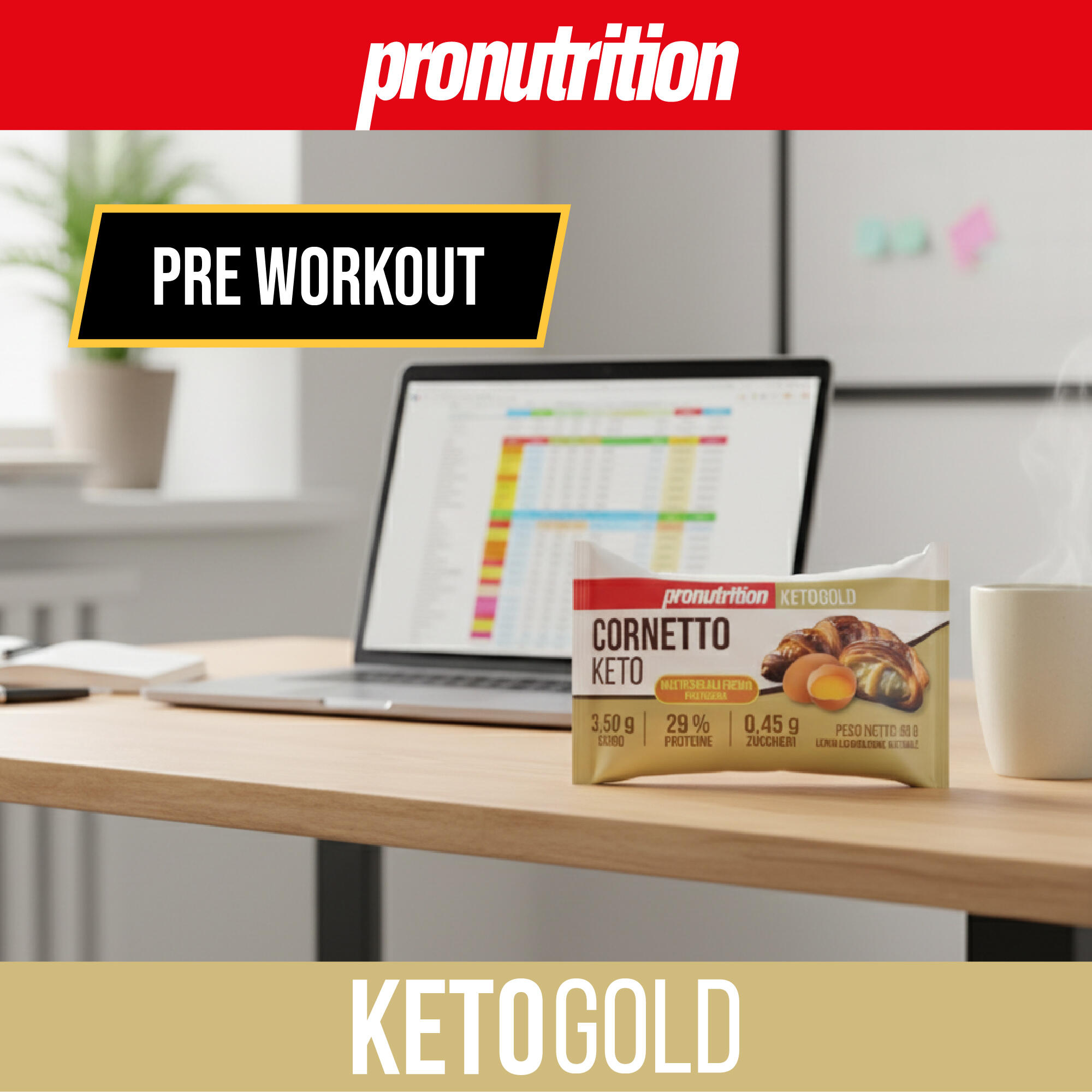 PRONUTRITION KETO PROTEIN CROISSANT TÖBBGABONÁS KRÉM 50g 2/7