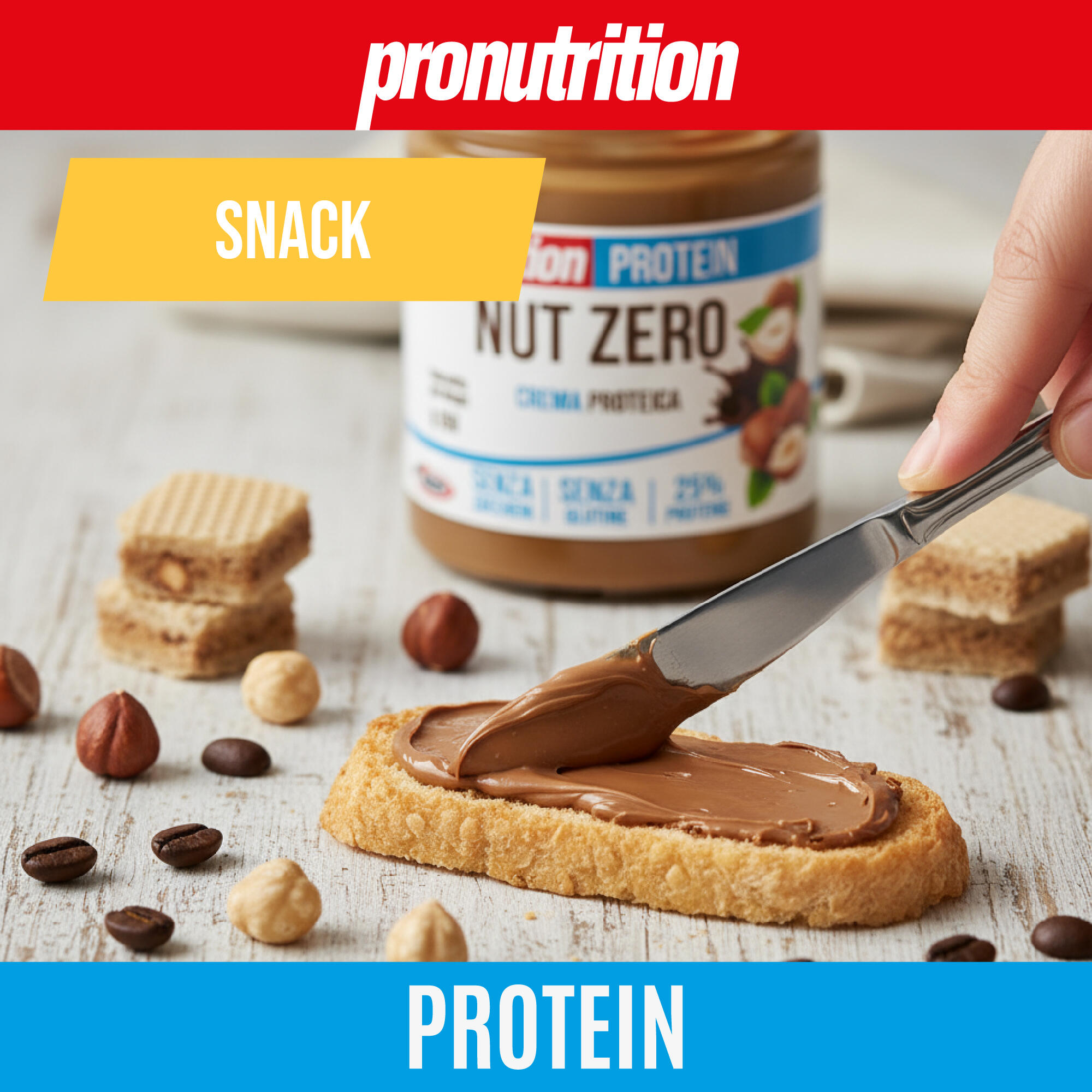 Pro Nutrition Crema Zero 3x350 g, 25% proteine, senza zuccheri. 4/7