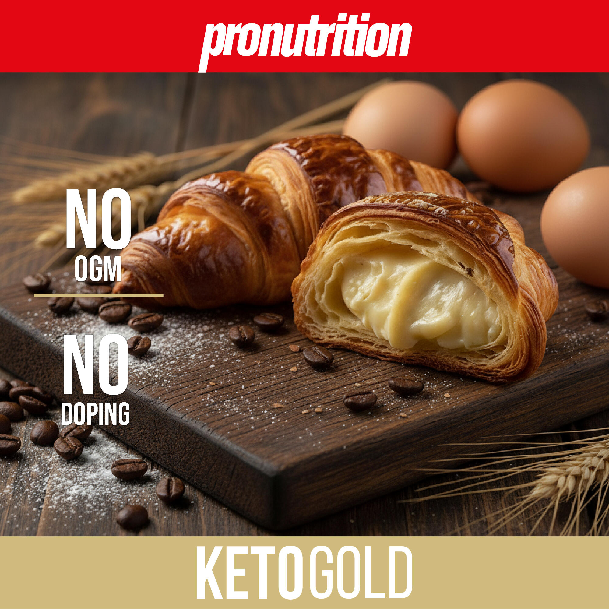 PRONUTRITION KETO PROTEIN CROISSANT TÖBBGABONÁS KRÉM 50g 6/7