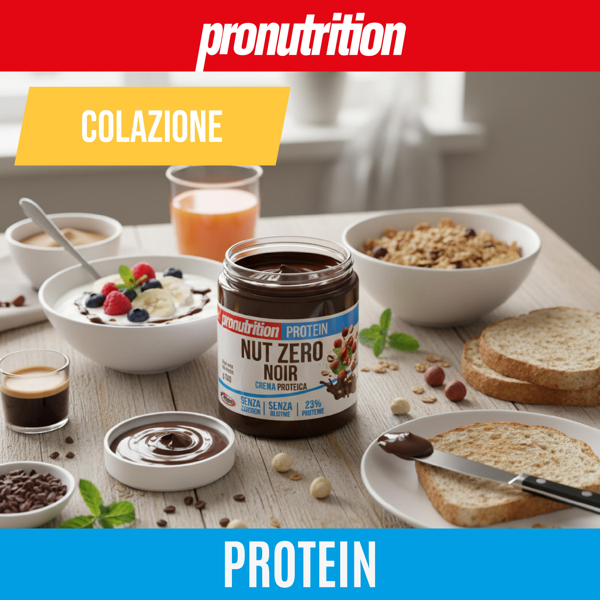 Pro Nutrition Crema Proteica Zero 350 g Fondente. 3/7