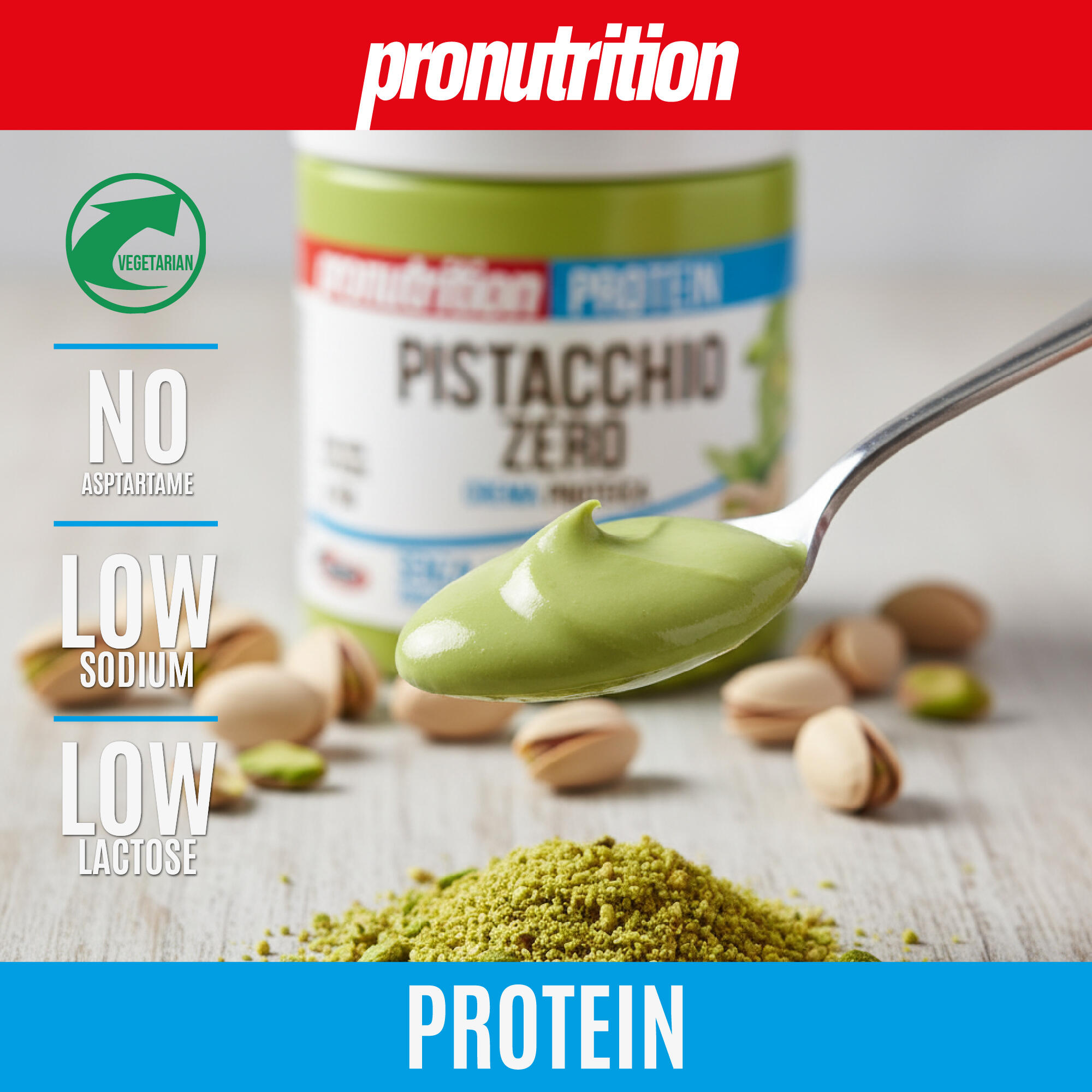 PRO NUTRITION Crema Proteica Pistacchio 350g - Senza Zucchero. 6/7