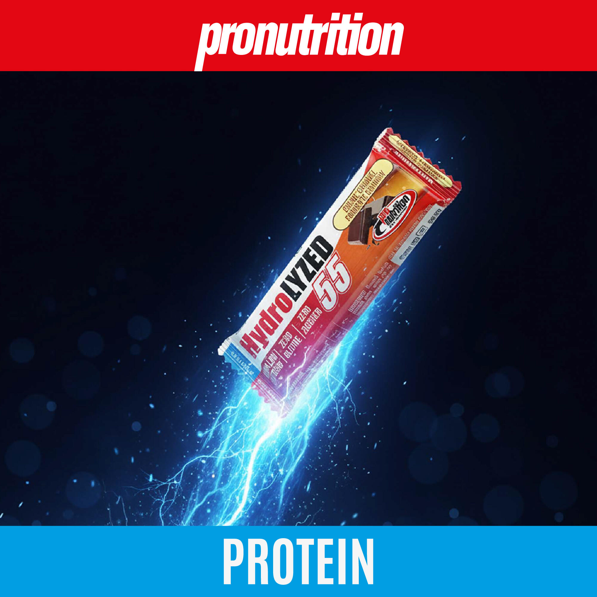PRO NUTRITION Hydrolized Barretta proteica 27,5 g, zero zuccheri, 6 x 55 g. 3/7
