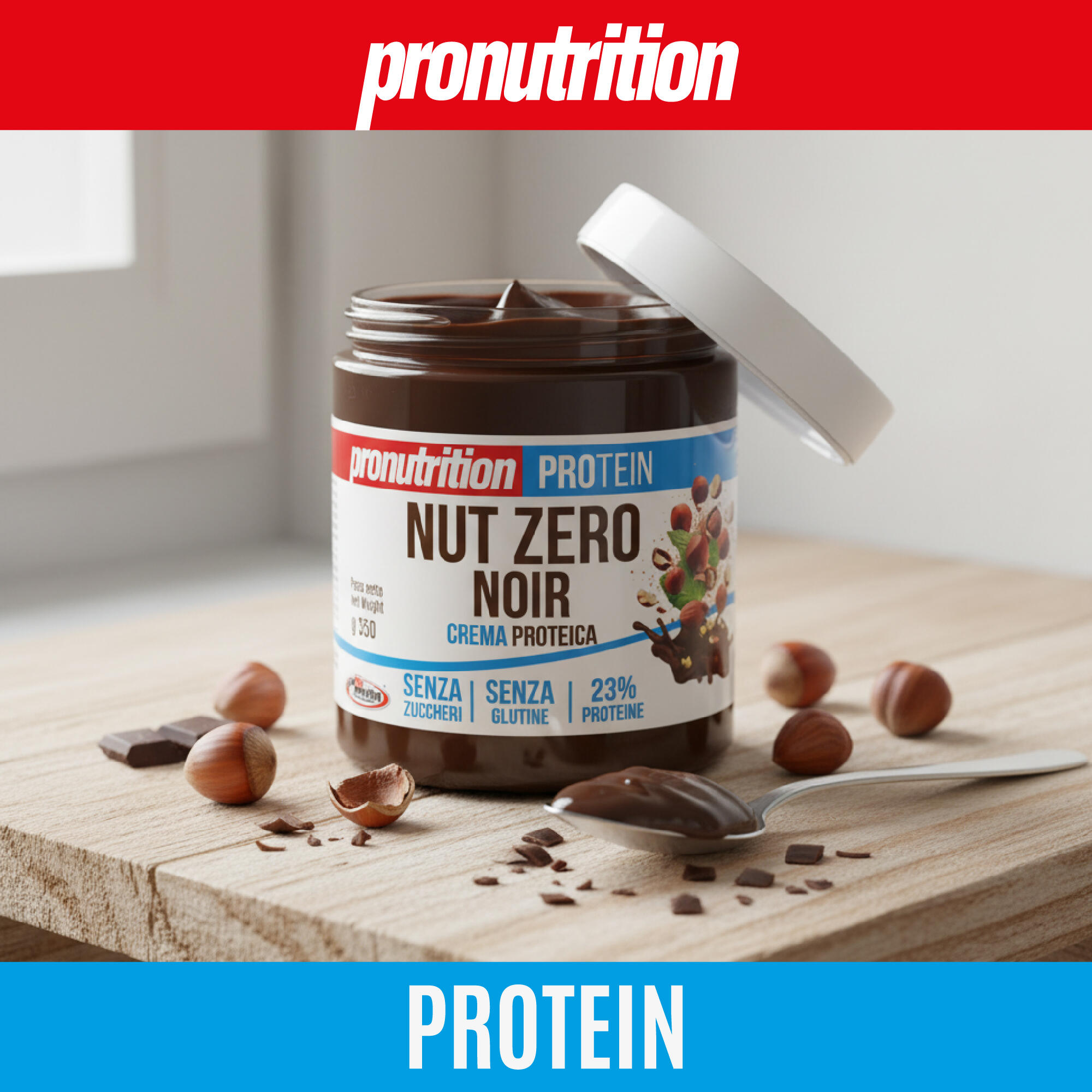Pro Nutrition Crema Proteica Zero 350 g Fondente. 6/7