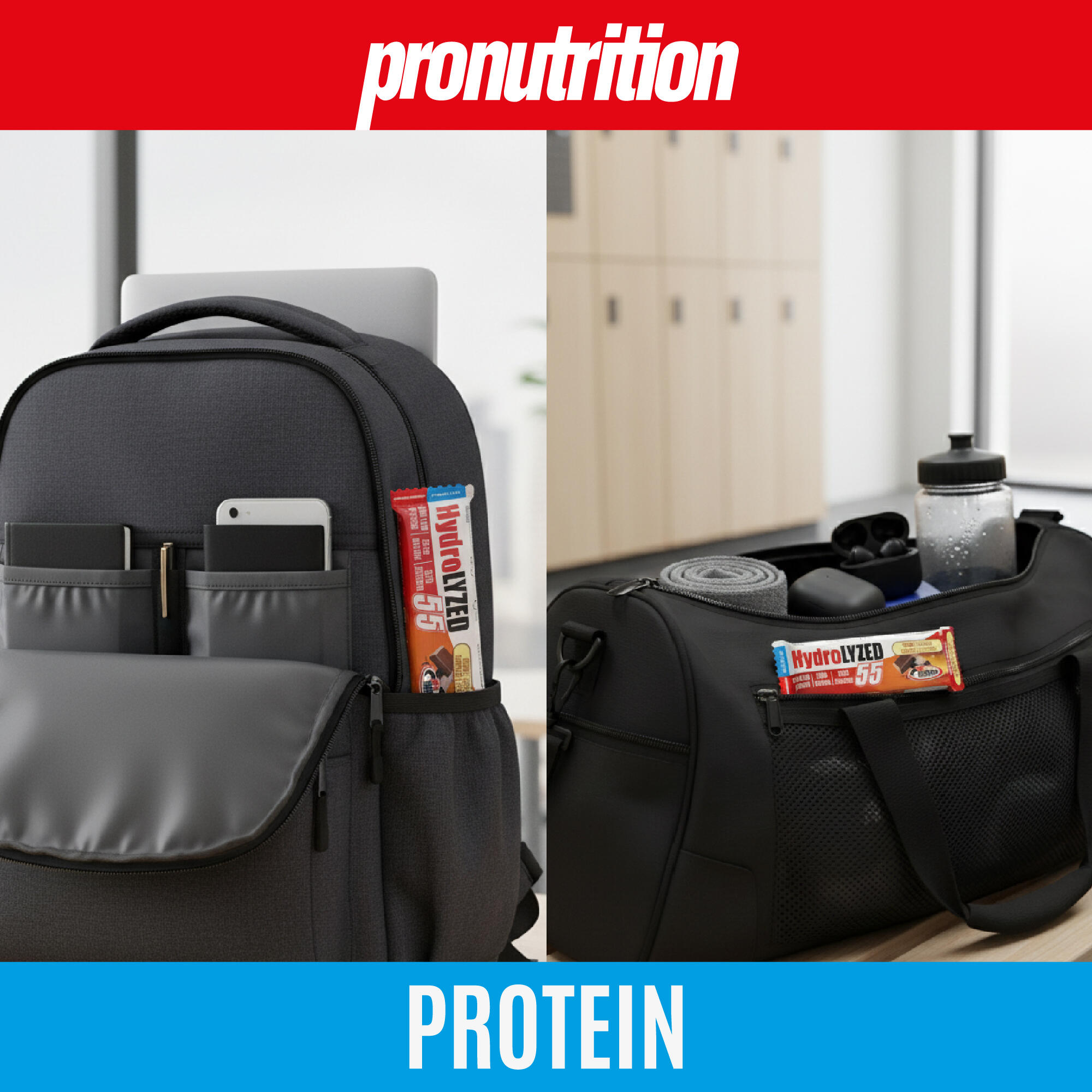 PRO NUTRITION Barretta idrolizzata 12 x 55 g - 27,5 g proteine, zero zuccheri. 4/7