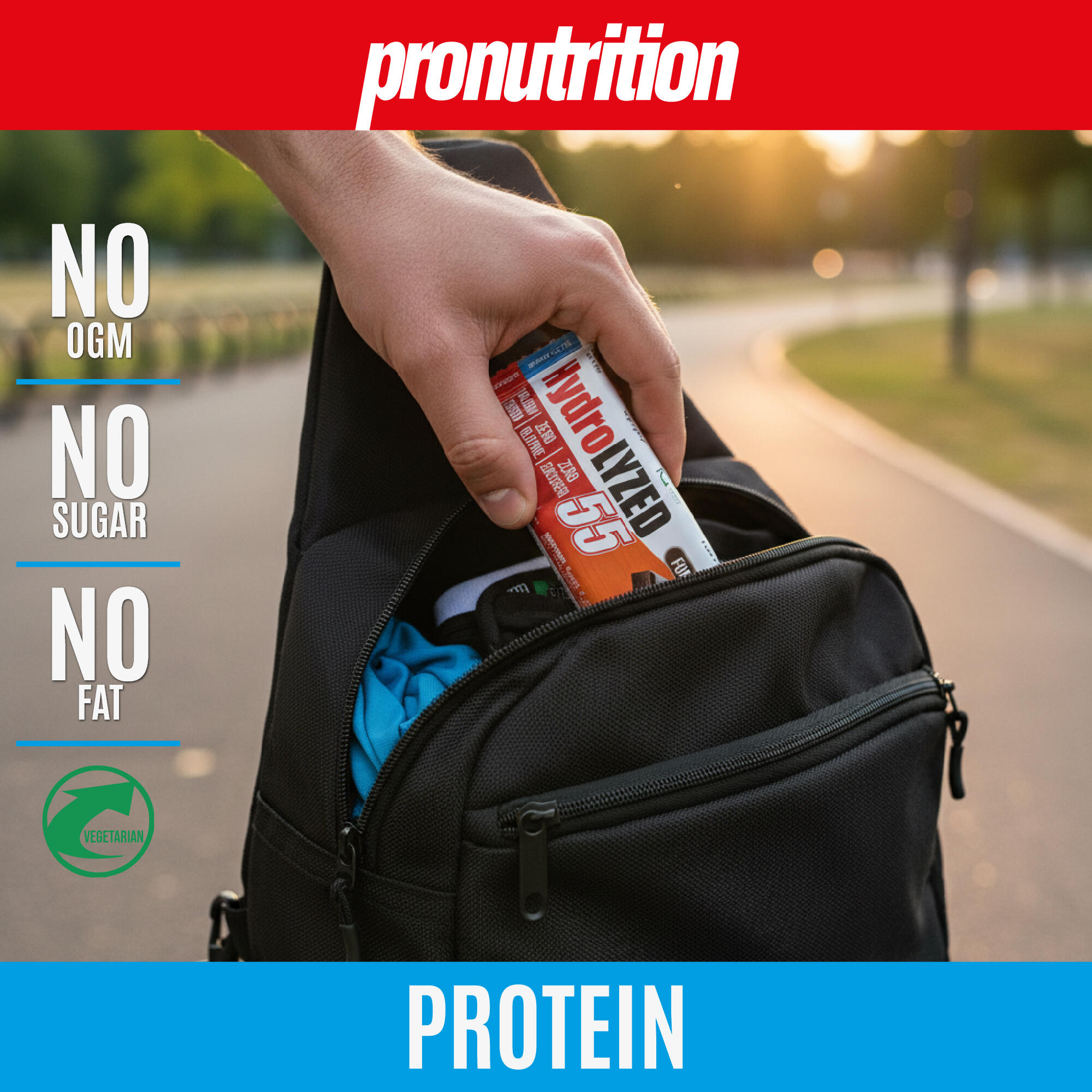 PRO NUTRITION Hydrolized barretta proteica 6x55 g zero zuccheri. 2/7