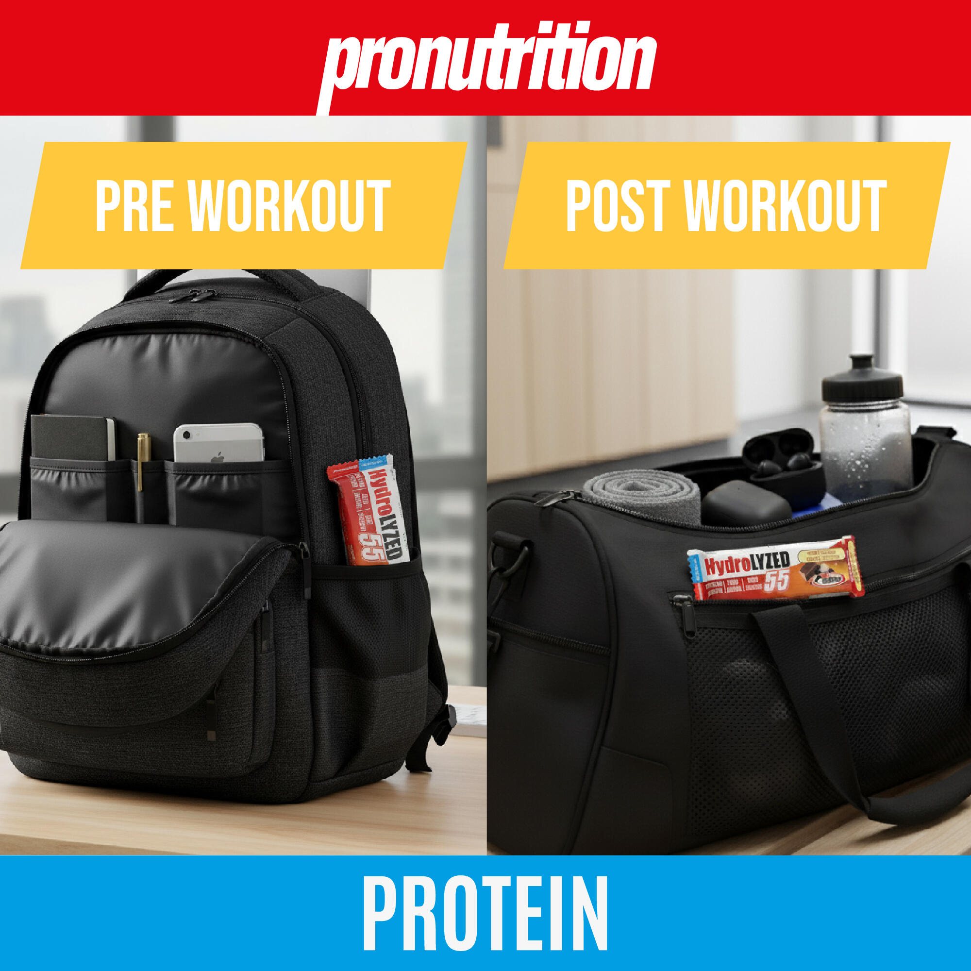 PRO NUTRITION Hydrolized barretta proteica 6x55 g zero zuccheri. 4/7