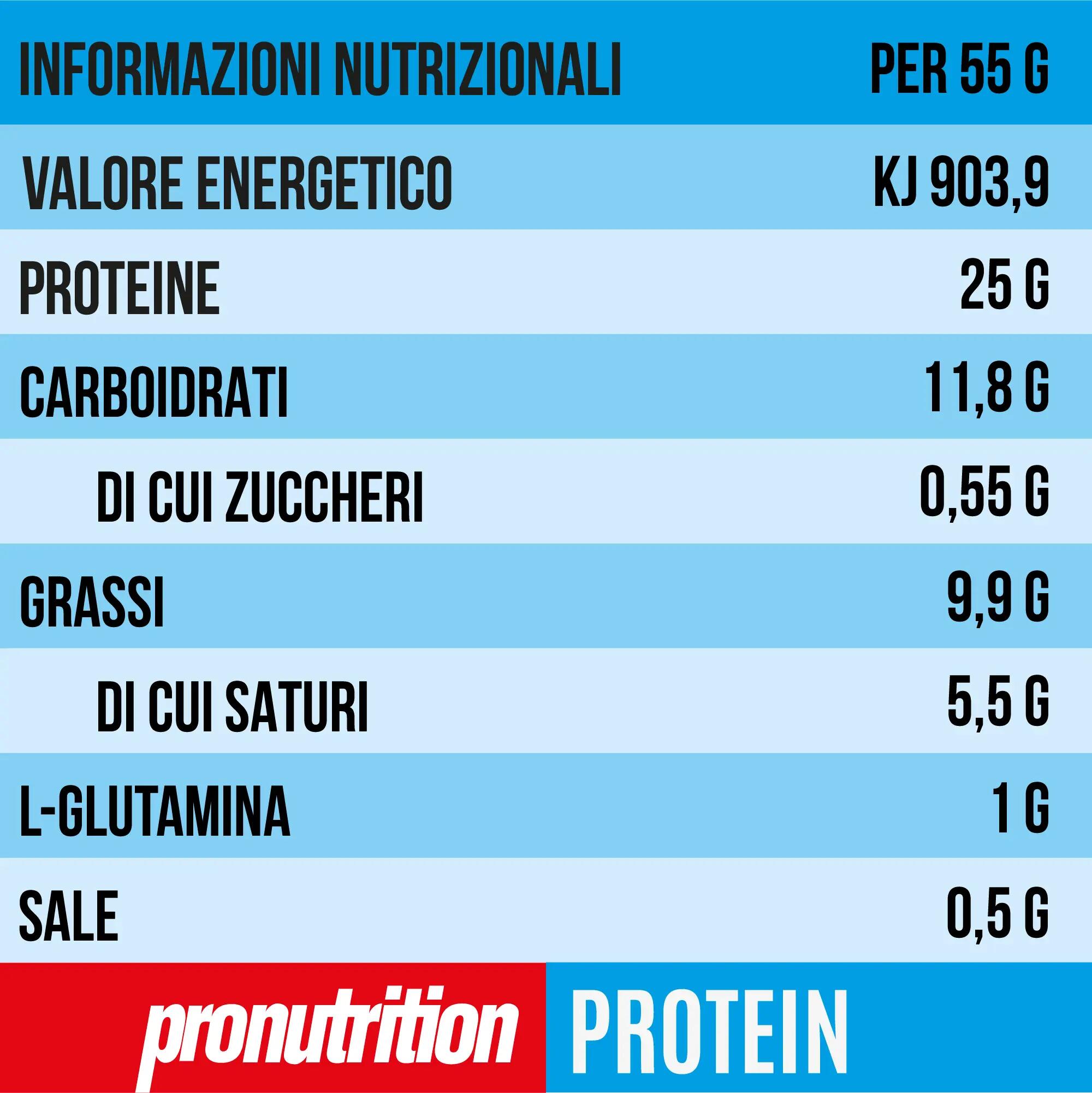 PRO NUTRITION Hydrolized 6x55 g – 27,5 g proteine per barretta, zero zuccheri. 7/7