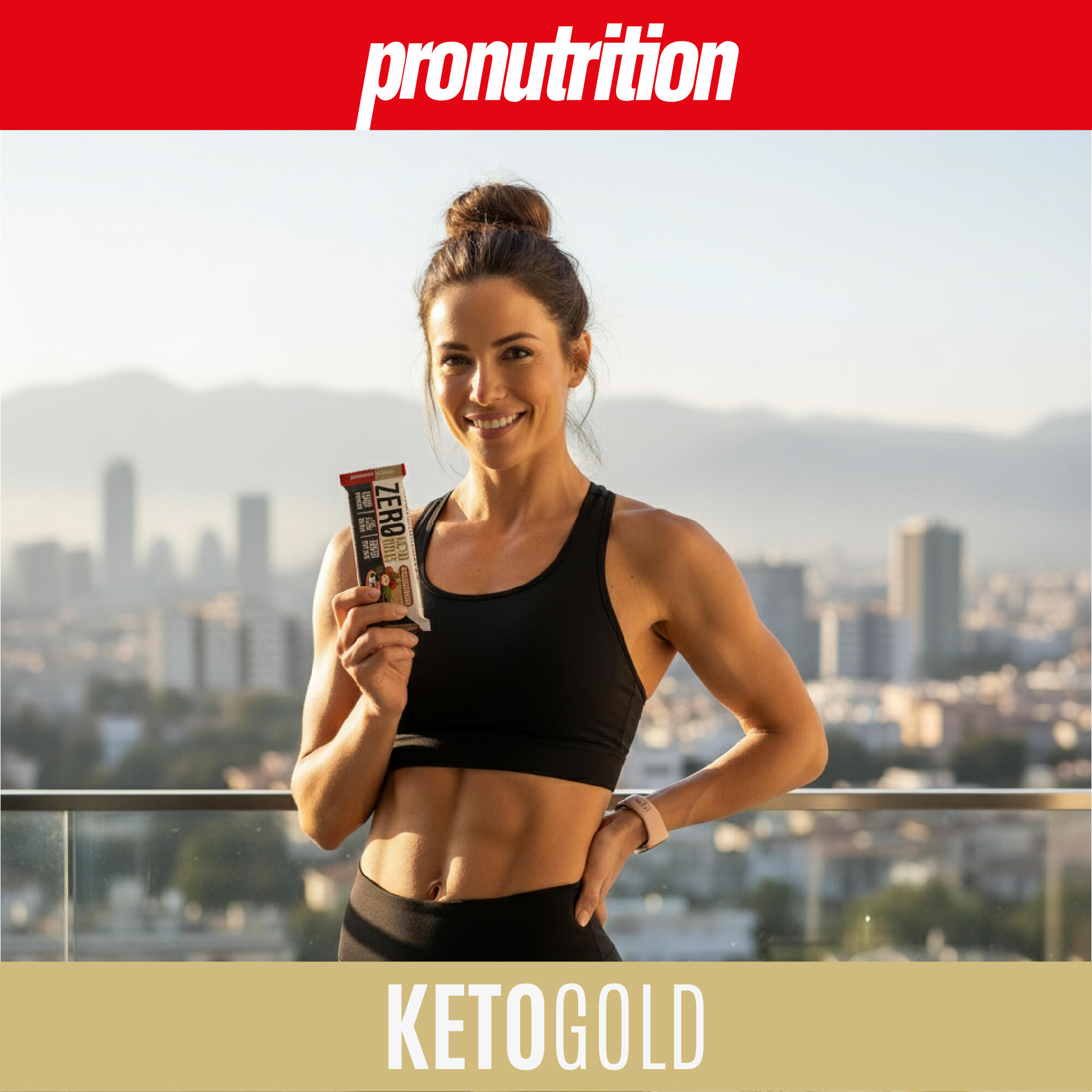 ProNutrition Zero Keto Bar 10x50 gr Wafer nocciola. 4/7