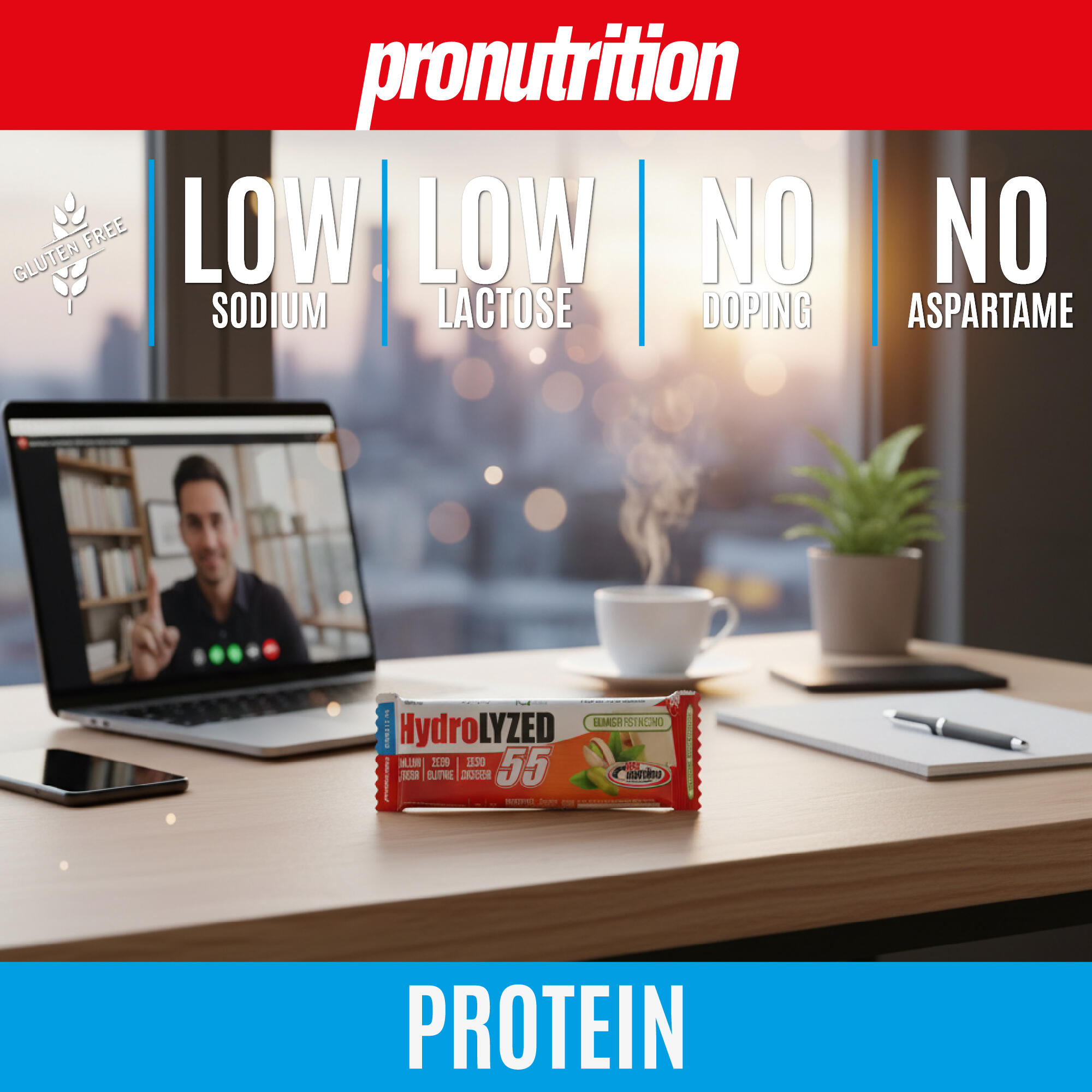 PRO NUTRITION Hydrolized 6x55 g - Barretta proteica 27,5 g, zero zuccheri. 5/7