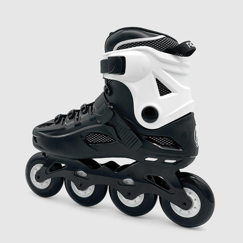 Role freeskate Skull HardBoot negru alb