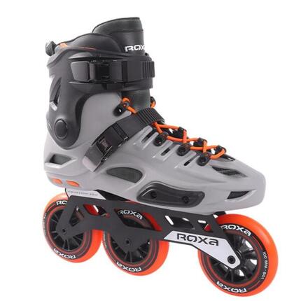 Patins en ligne Freeskate X-TILT Gris/Orange pour adultes.