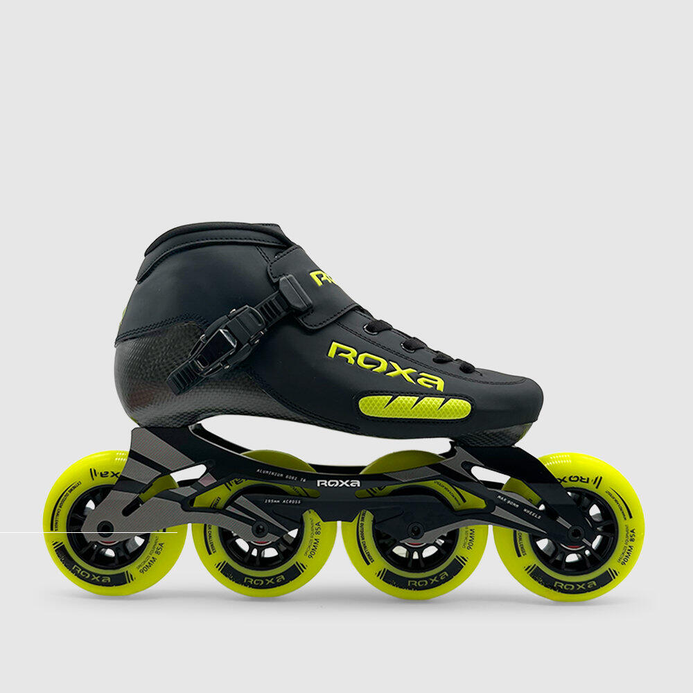 PATINES VELOCIDAD ROXA GAMMA 90mm negro y fluorescente 2/4