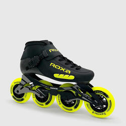 Patins en ligne adultes/adolescents Gamma Noir/Fluo