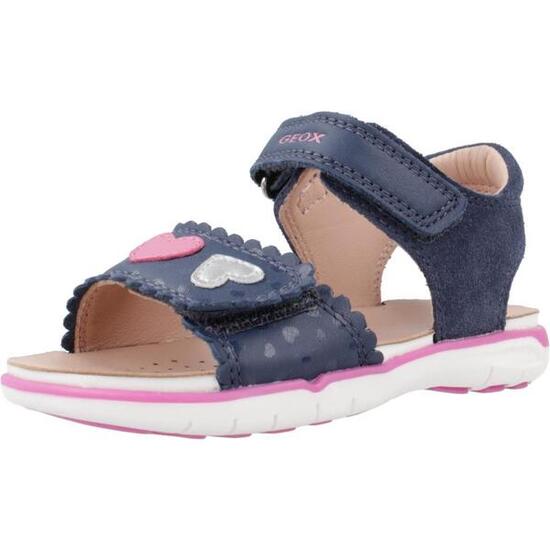 Sandales Geox Modèle B Sandal Delhi Girl Couleur Bleu